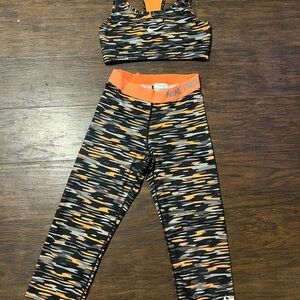 Nike Pro Camouflage Sports Bra and Leggings Set